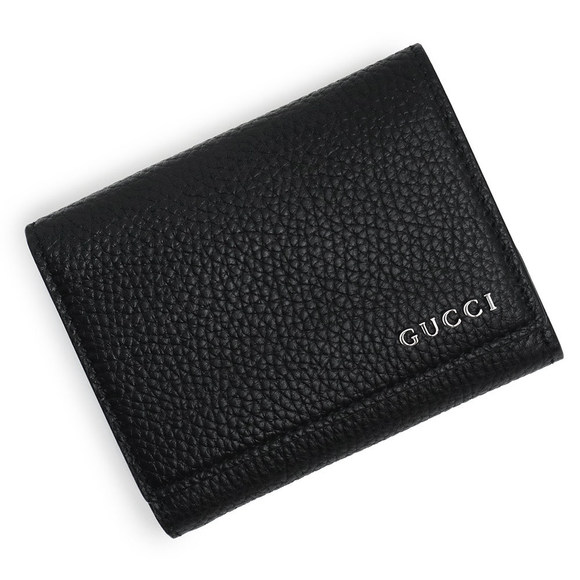 Gucci Tri Black Leather Wallet - Picture 1 of 9